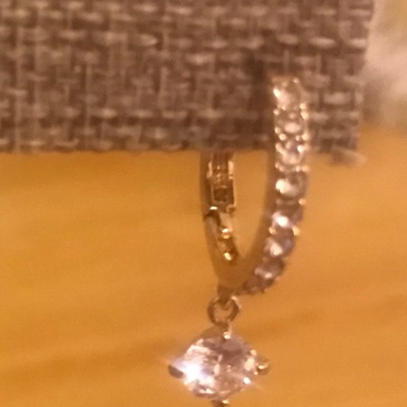 SWAROVSKI Inset Crystal Dangle Earrings - Picture 3 of 3